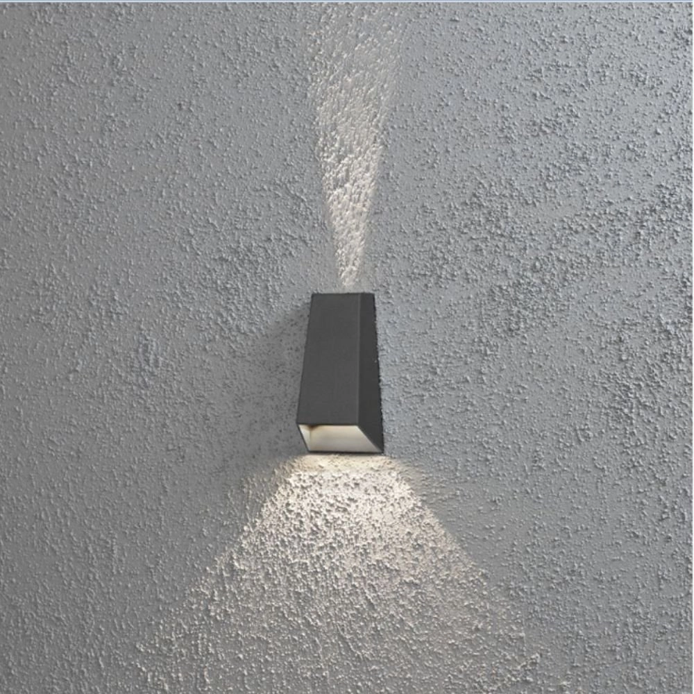 Applique murale LED Imola Square Haut - Bas anthracite KonstSmide 7318307911374