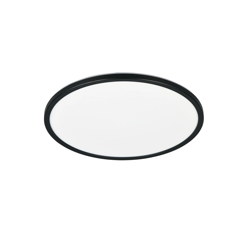 Éclairage de plafond rond Emra noir Ø 42cm Trio 4017807704150