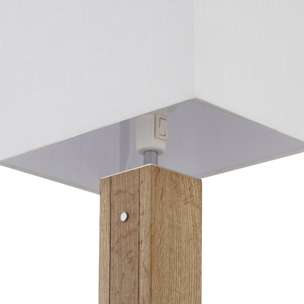 Lampe de table en bois Forest avec capot Globo 9007371592333