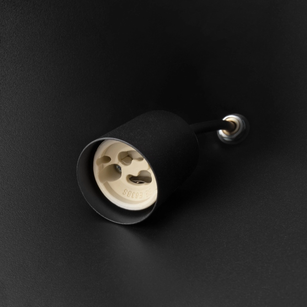 Lampe pendante de conception Zenith noir Ø 11cm Lyora 5903139114523