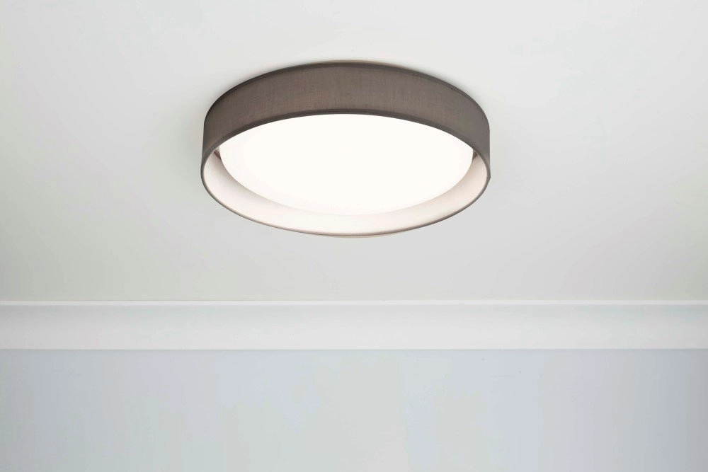 Plafonnier gris Gianna Ø 37cm Searchlight 5053423101422