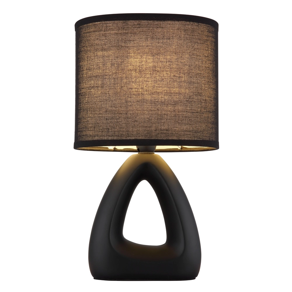 Lampe de table de conception Triangle Noir Globo 9007371478514