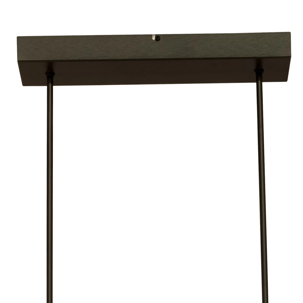 Lampe suspendue noire Real 3 avec de l'or 100cm Masterlight 8718121220468