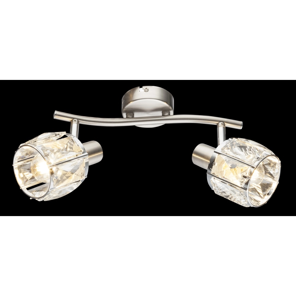 Lampe de plafond Kris 2-Léger nickel Globo 9007371360253