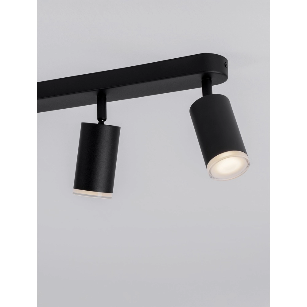 Spot monté en surface Mao 3 lumières noir Lyora 5212017475299