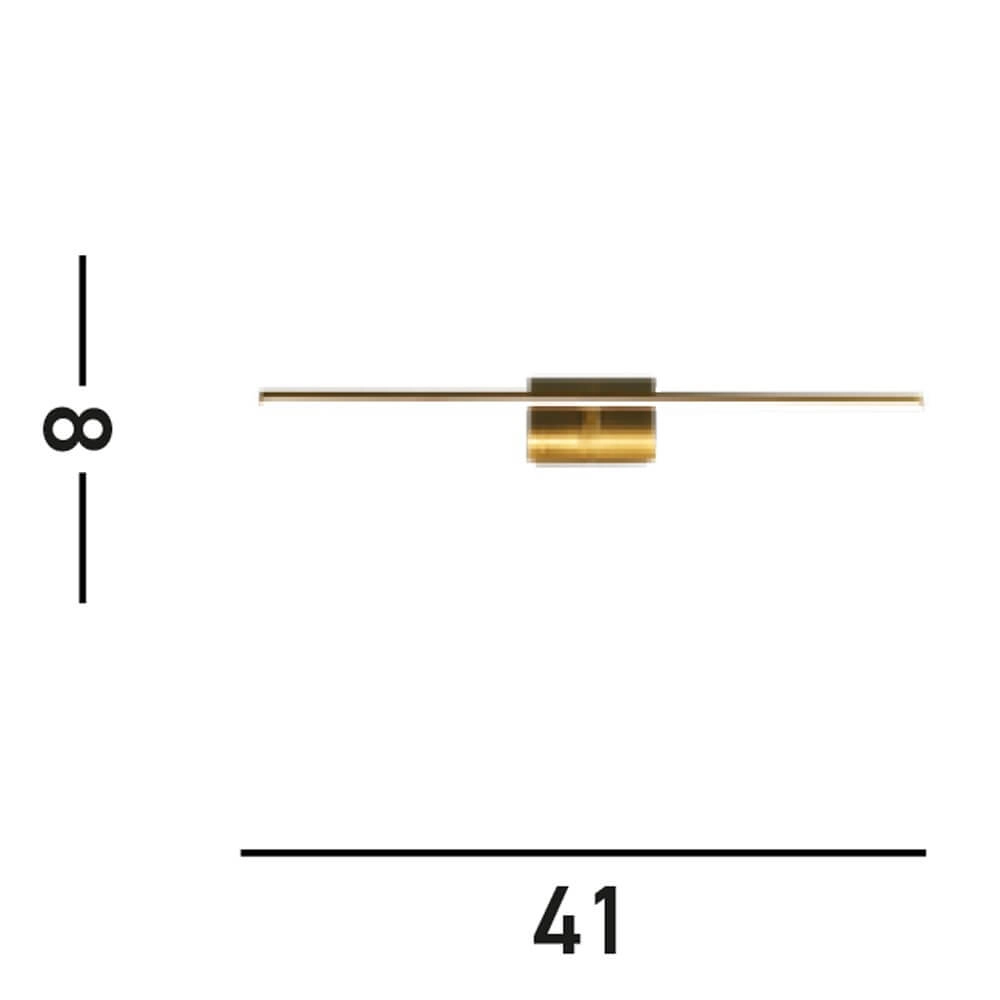 Lampe tableau Amalfi laiton 41cm Searchlight 5053423273693