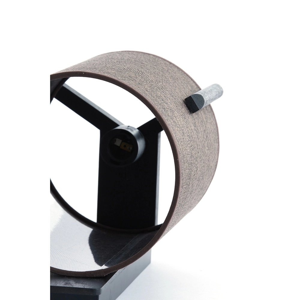 Lampe murale à design danois Litto noir avec du lin Light & Living 8717807792749