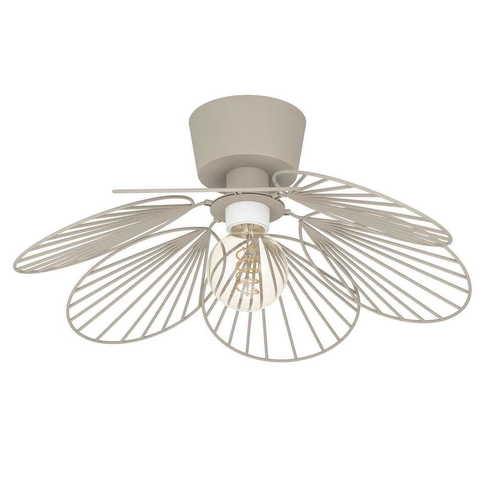 Lampe de plafond Binacua brun sable Ø 45 cm Eglo 9008606405954