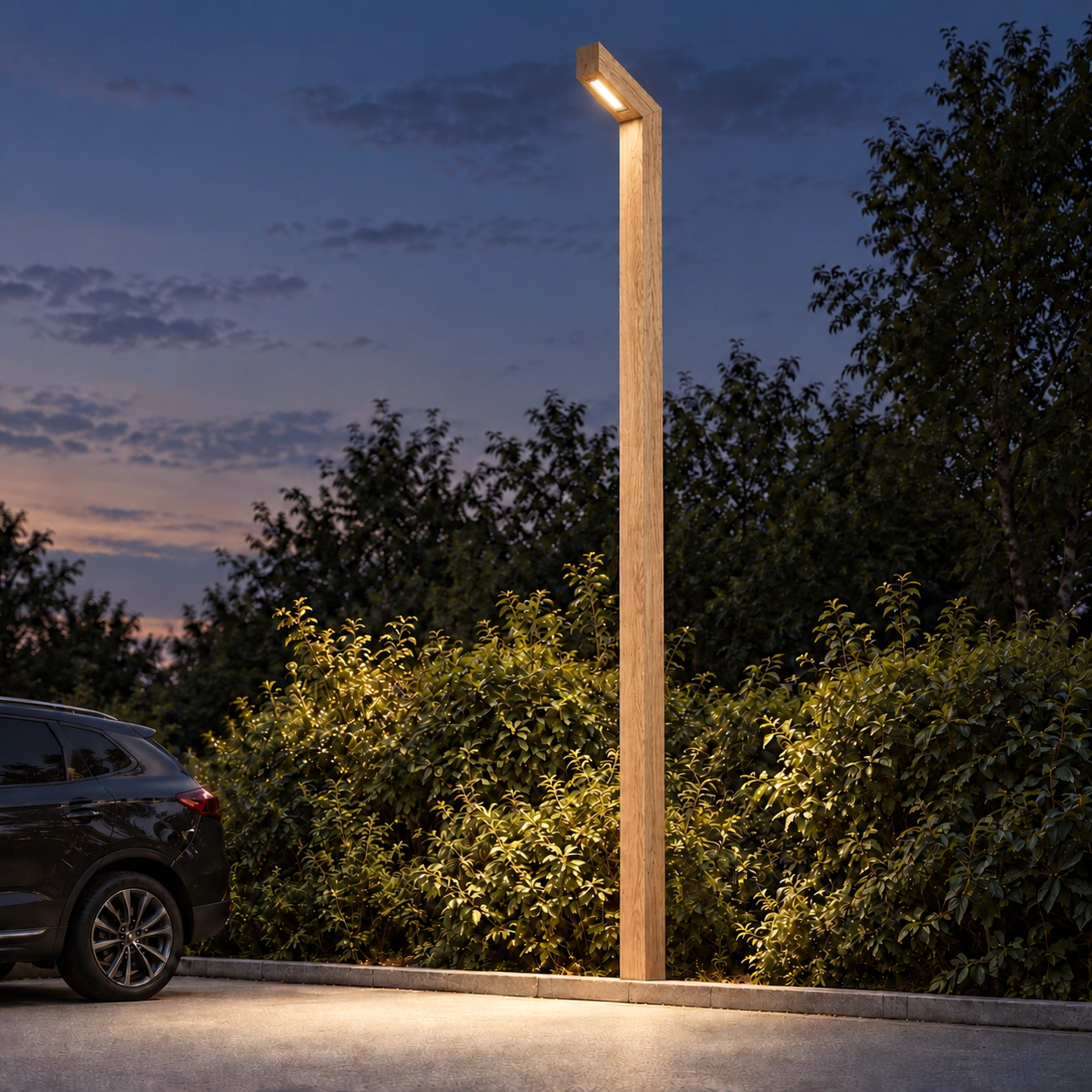 Lampadaire en bois Stelle Chêne - 4M - PH08 - 3000K