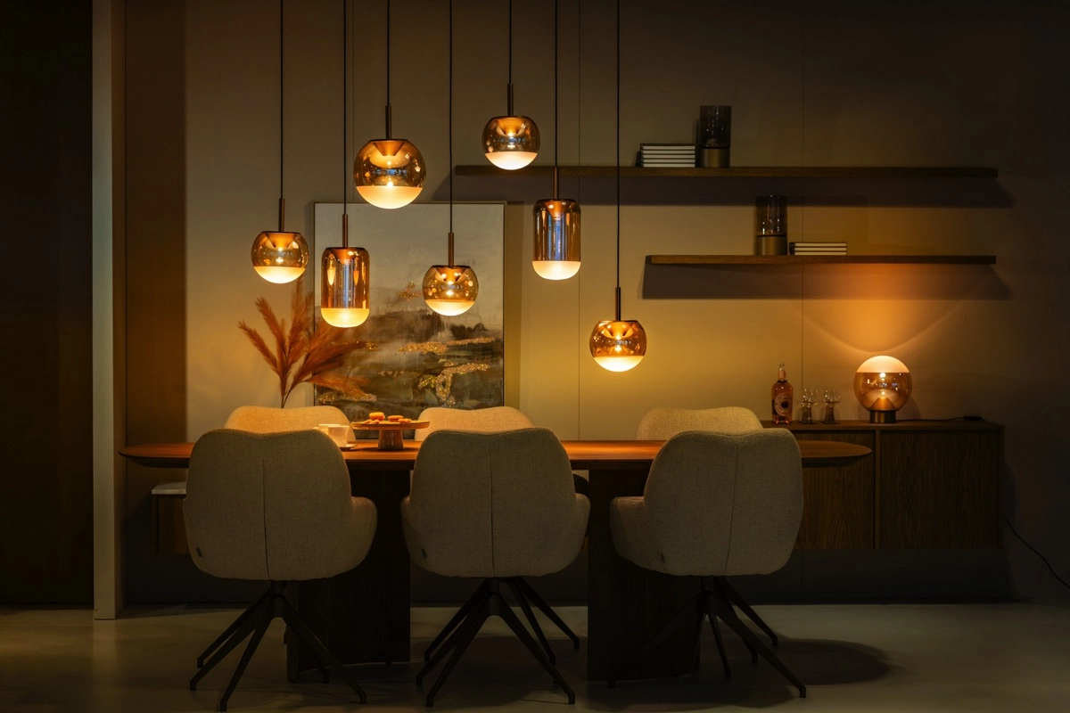 Lampe pendante de salle à manger Yvonne 7 lumières ETH 8720195311645