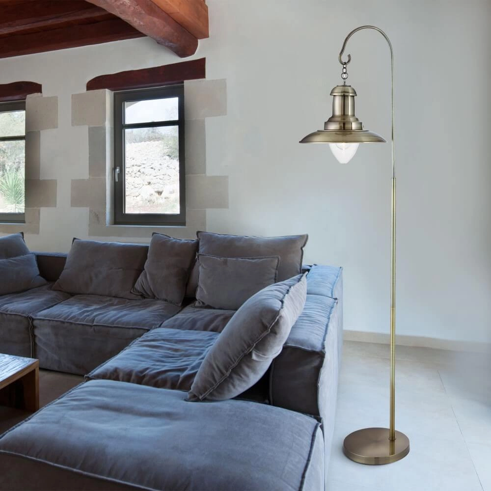 Lampe de lecture en laiton Fisherman Searchlight 5053423062266