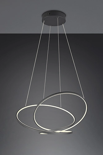 Lampe suspendue Vide Darvin noir - 75cm Trio 4017807616057