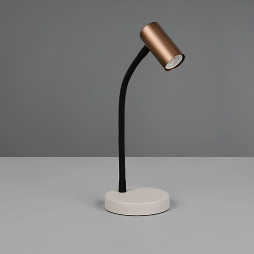 Lampe de table Taryn Motif moka marron Trio 4017807685732