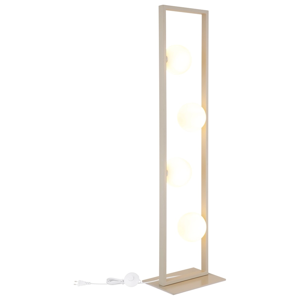 Lampadaire de conception Nanda brun sable Globo 9007371579037