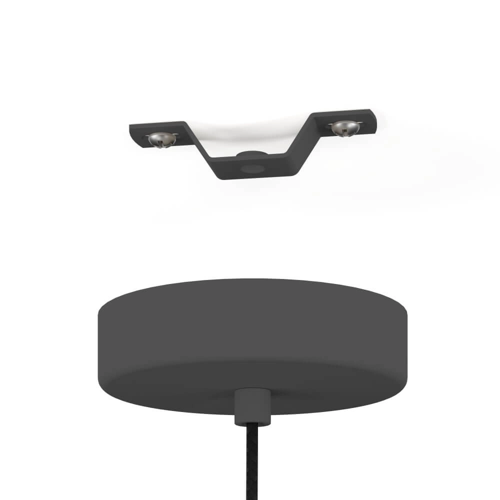 Lampe suspendue noire Morescana Ø 25 cm Stars of Light 9008606243259