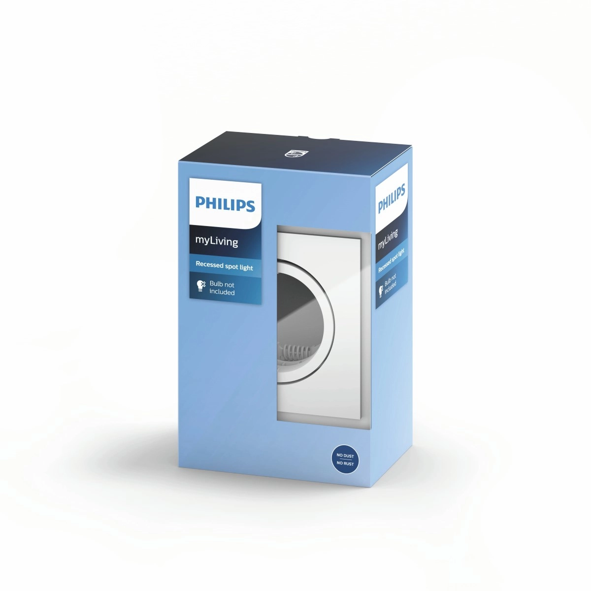 Spot encastrable Enneper GU10 Carré de 9 cm blanc Philips 8718696160213