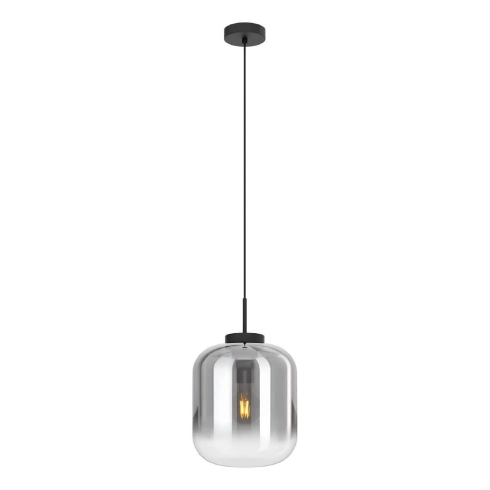 Lampe suspendue 1 lumière Bulciago noir