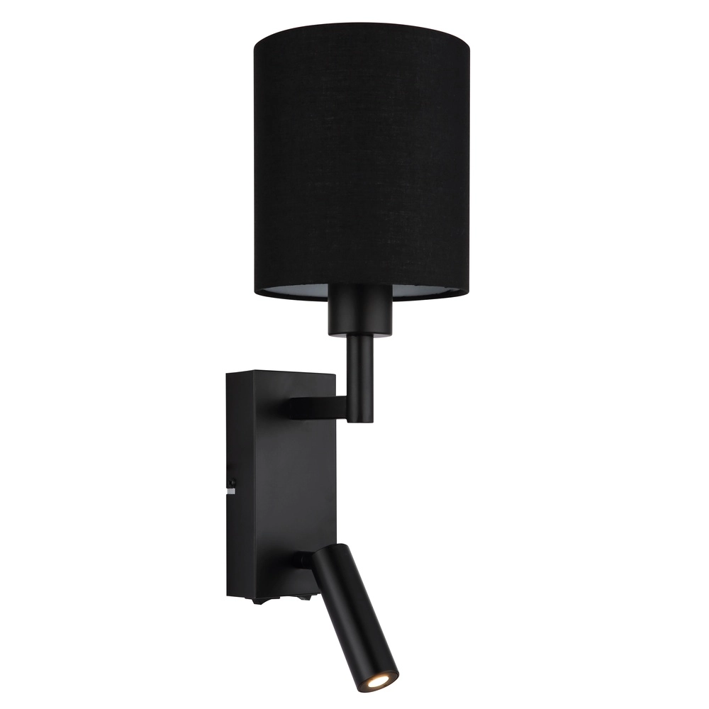 Lampe de chevet Zamora noir avec capuche noire Globo 9007371575893