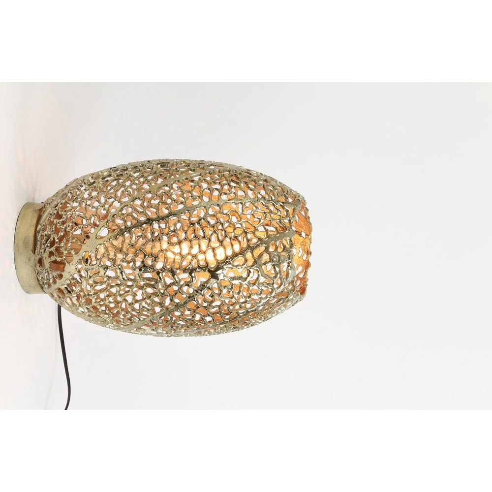 Lampe de table de conception Sinula Ø 24cm - laiton mat Light & Living 8717807614508