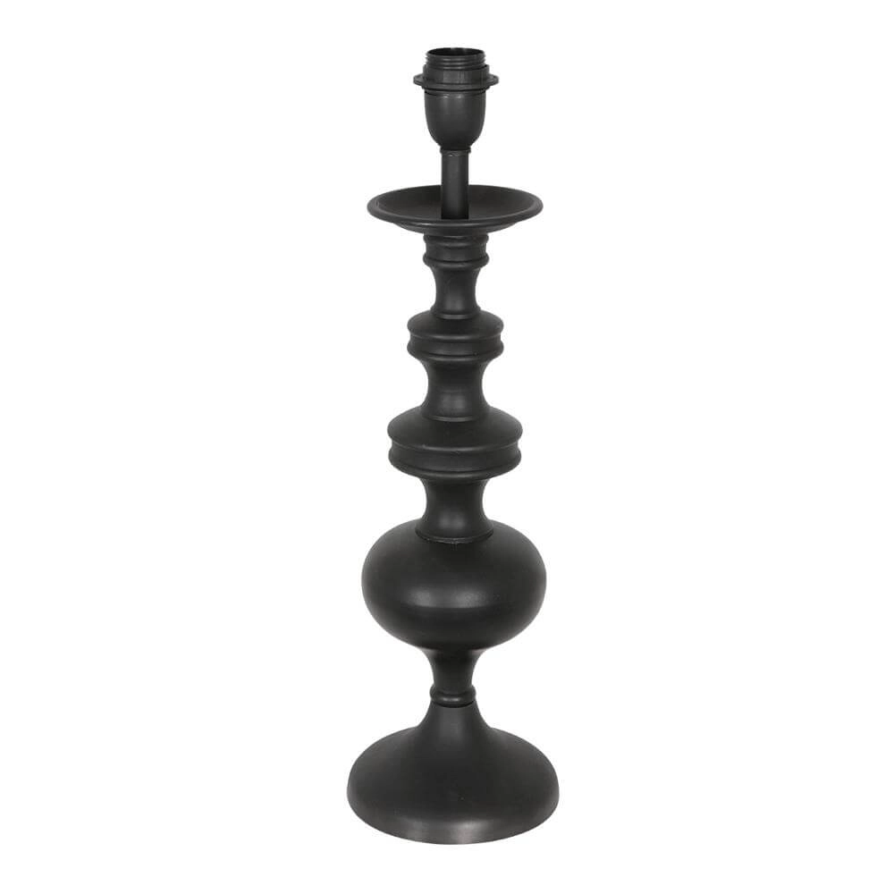 Lampe de table Lyons noir avec abat-jour en bambou Steinhauer 8712746172485
