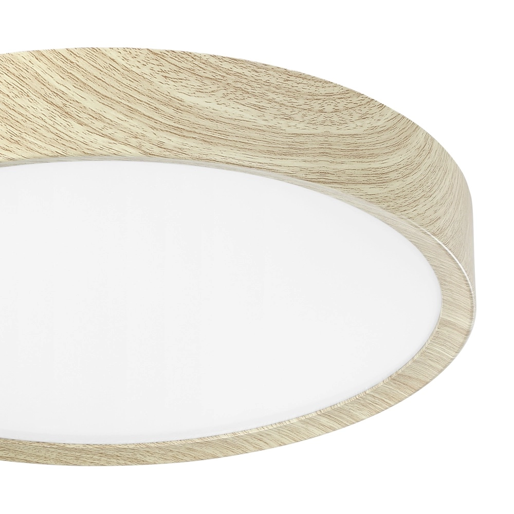 Lumière LED de plafond Musurita Aspect bois - Ø 34cm Eglo 9008606304318