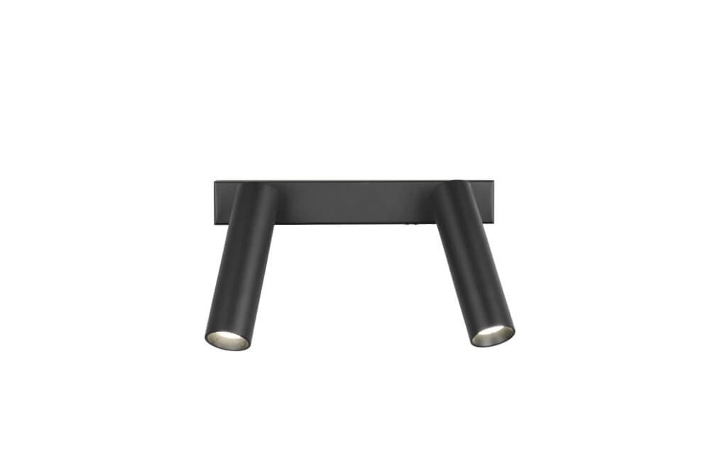 Spot de plafond fin Ambala 2x LED - noir Trio 4017807612639