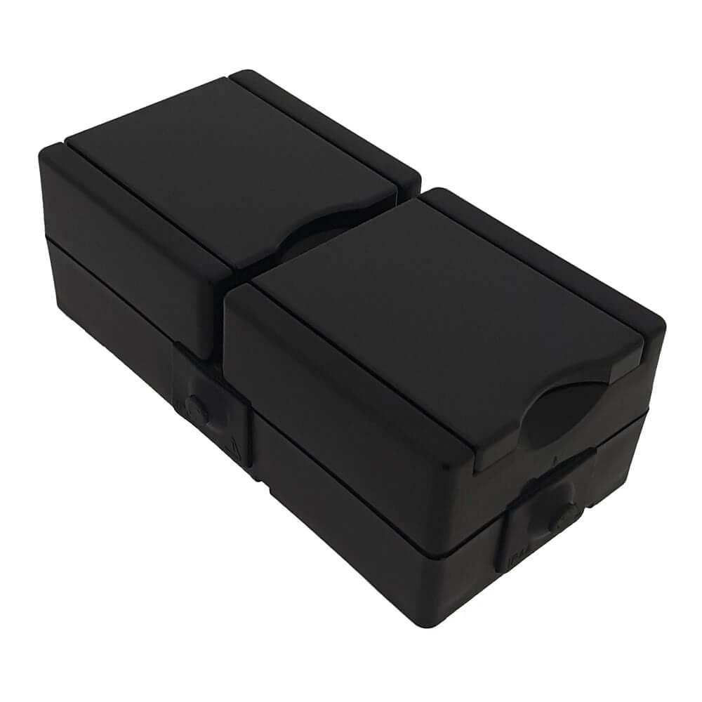 Prise double ProAQA noir de mise à la terre Lyora 4008224658928