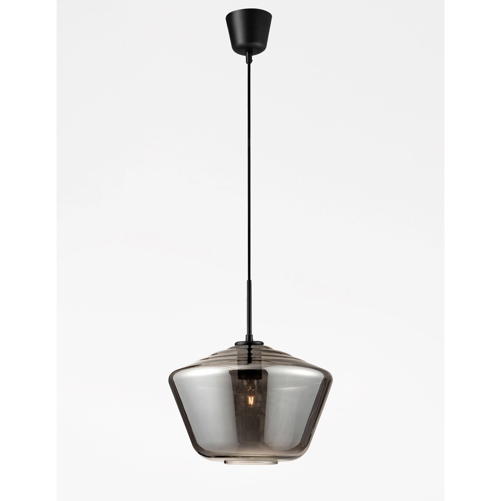 Suspension Veiro verre chromé Ø 30 x 22cm