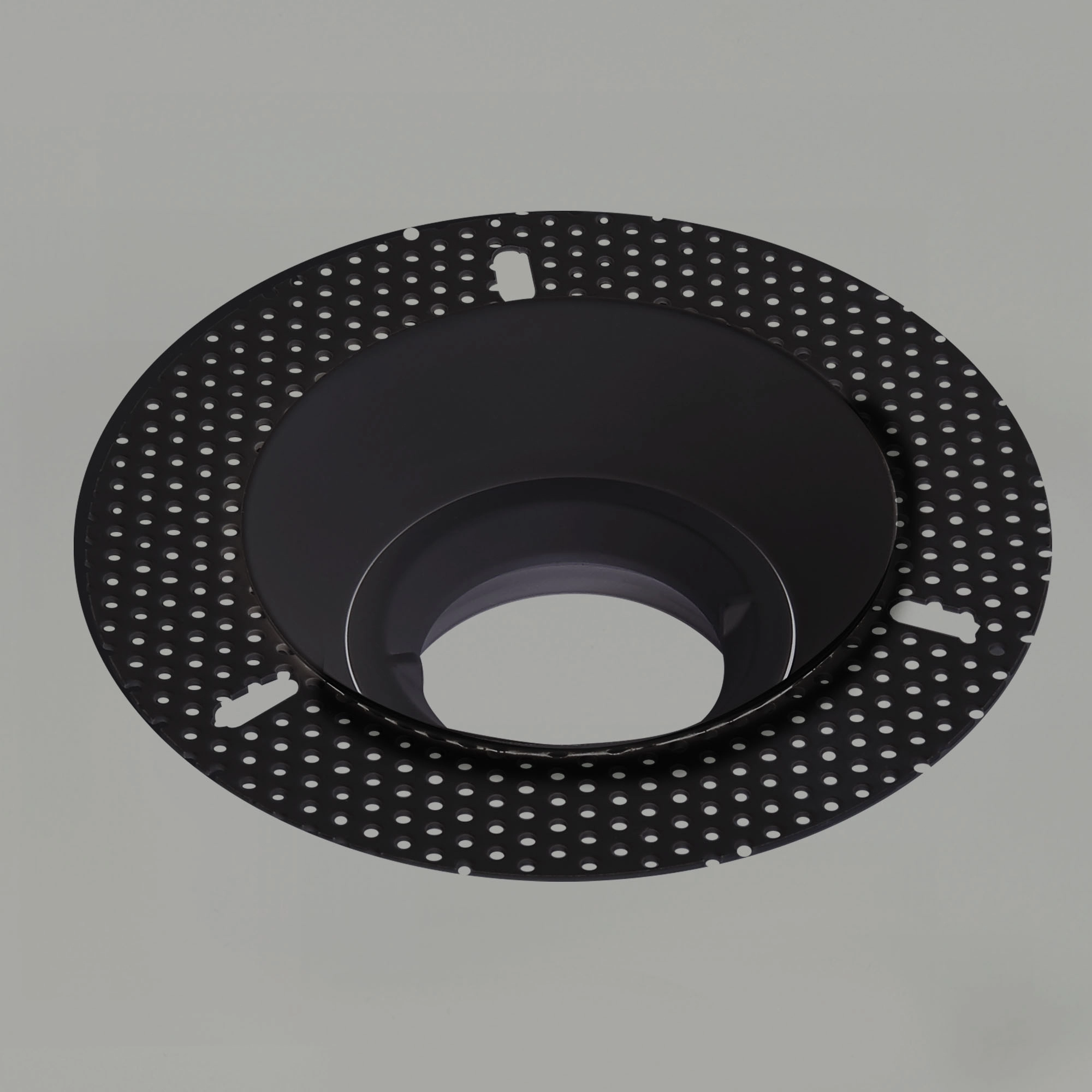 Tache en stuc en retrait Slim Trimless IP65 noir