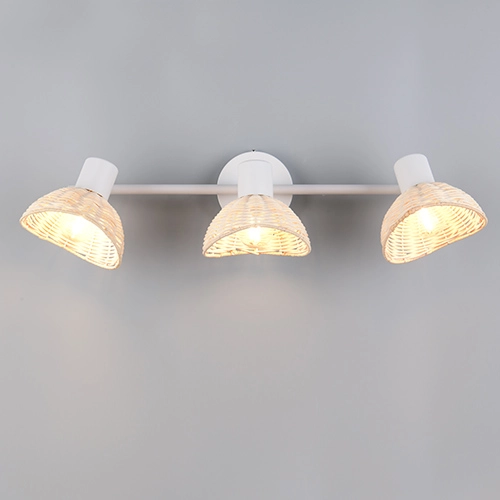 Lampe de plafond Calvi Blanc à 3 lumières Trio 4017807678079