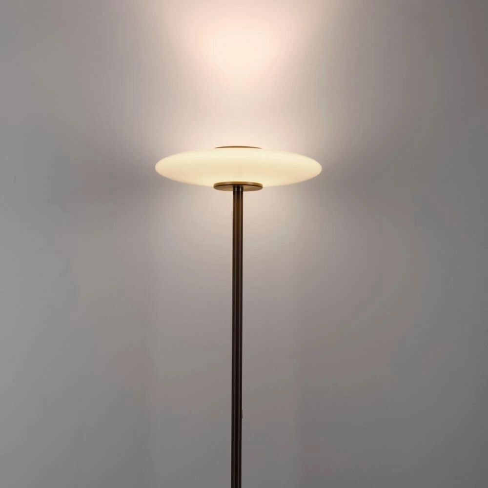 Lampadaire design Pure Vitrum brun Paul Neuhaus 4012248382714