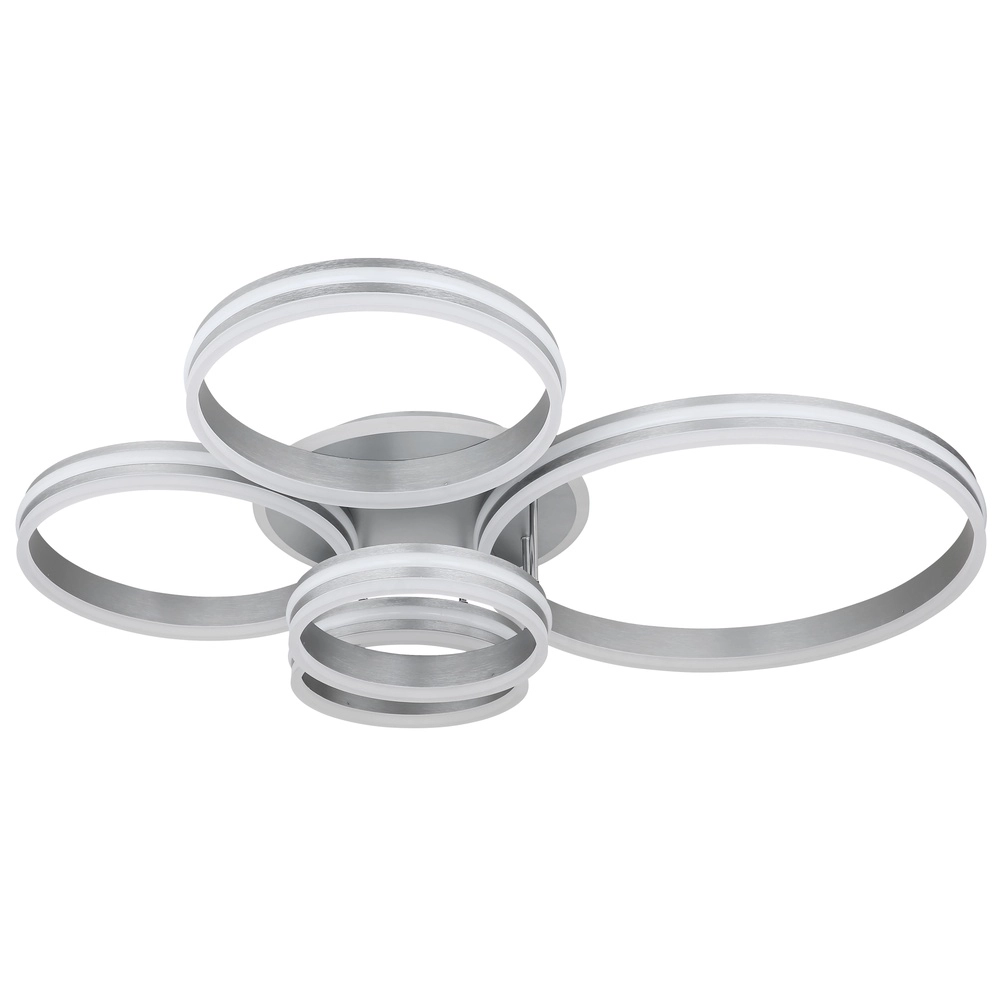 Lampe de plafond Rubio 5 anneaux gris Globo 9007371422913