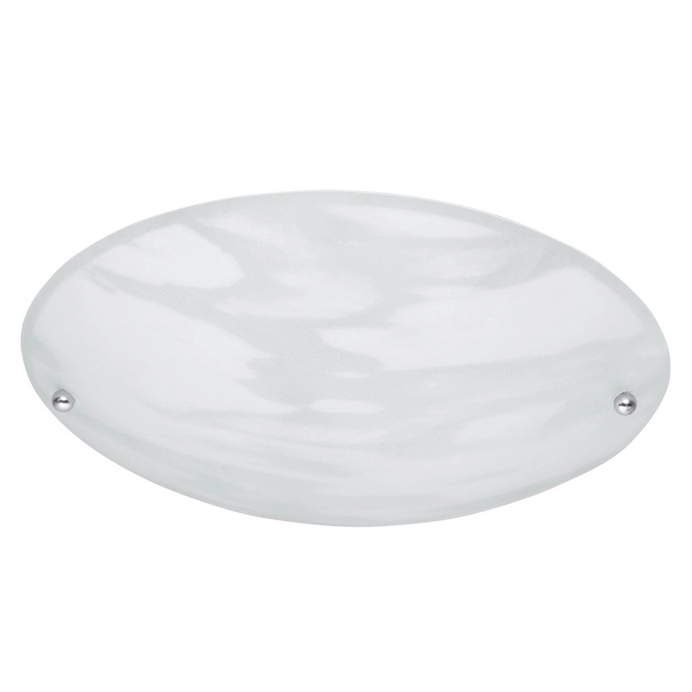 Plafonnier Lana 25cm flammé blanc Plafonnier Lana 25cm flammé blanc