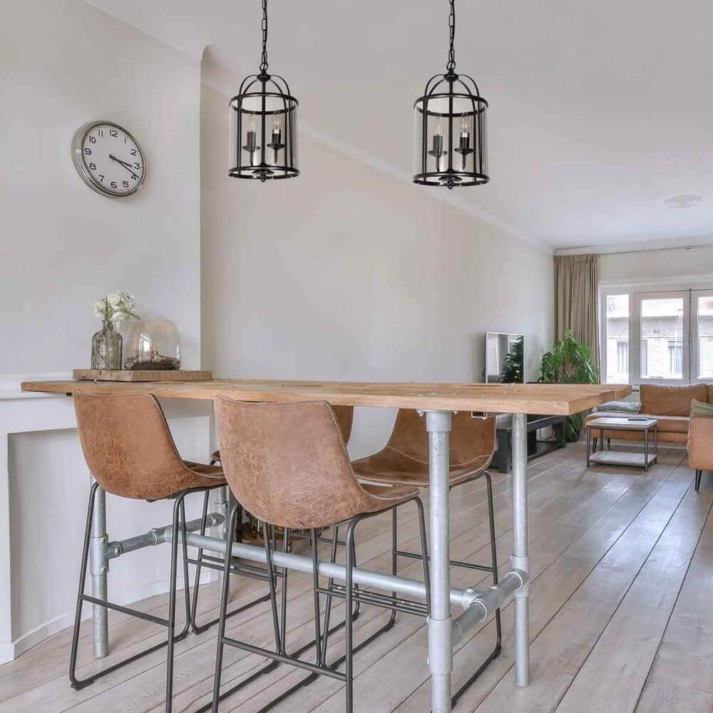 Suspension classique Pimpernel noir 2 lumières Steinhauer 8712746174199