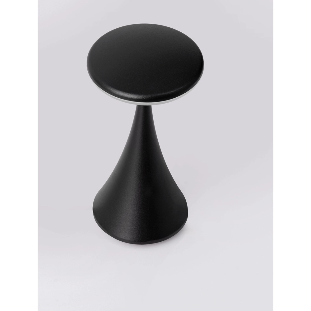 Lampe de table Elbo noir rechargeable avec USB Lyora 5212017476920