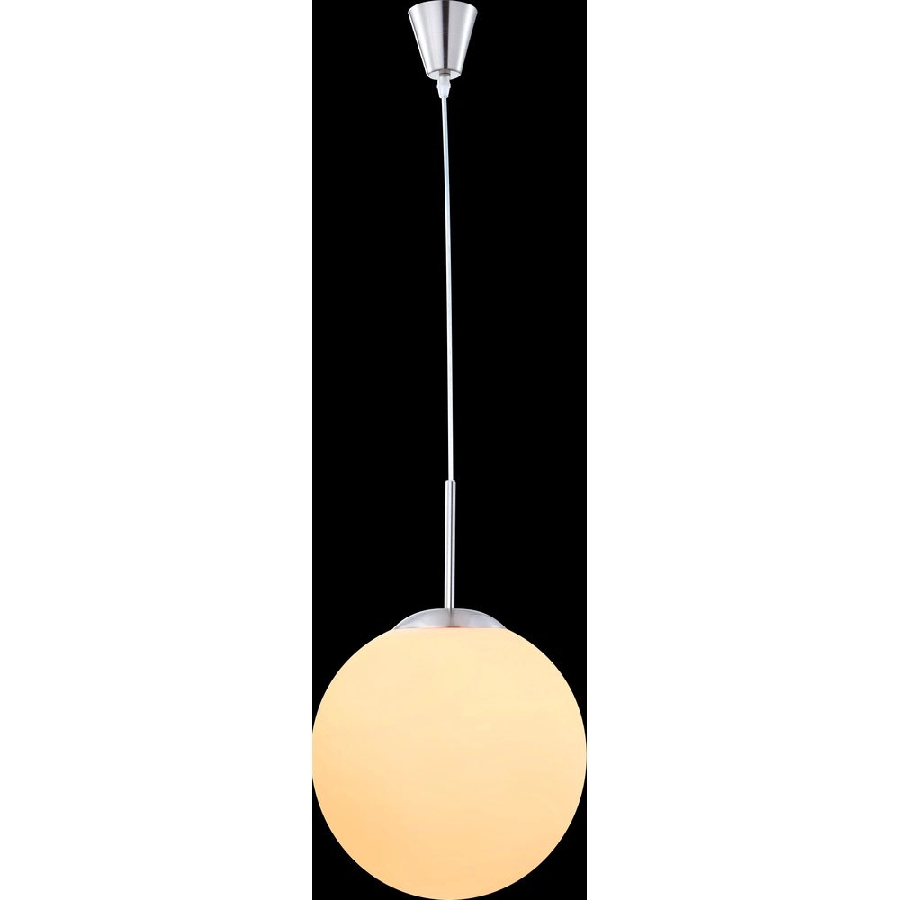 Lampe pendante de conception Balla nickel avec blanc Ø 30cm Globo 9007371129416