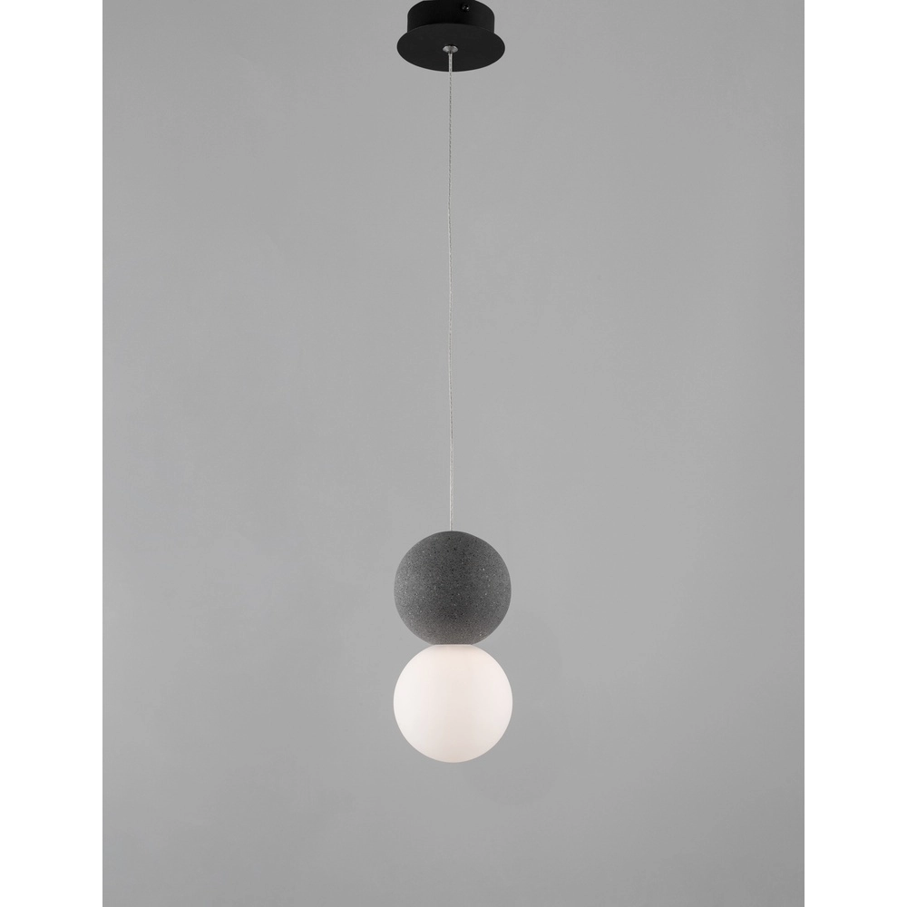 Suspension Zero Gris avec blanc Suspension Zero Gris avec blanc