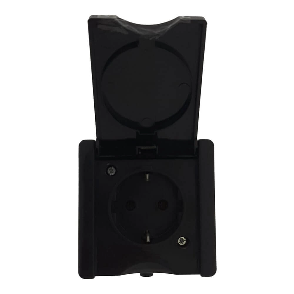 Prise ProAQA noir de mise à la terre Lyora 4008224658898