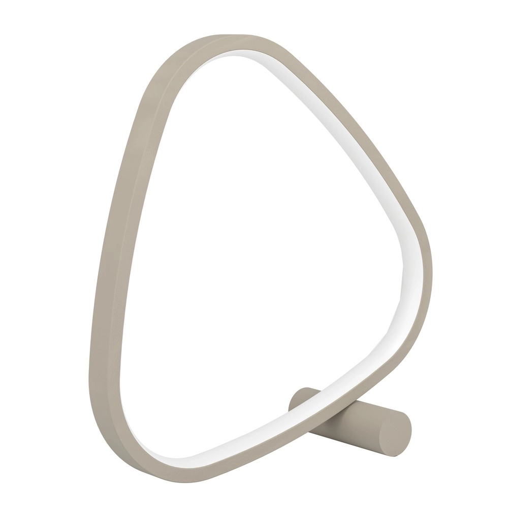 Lampe de table moderne Leporano brun sable