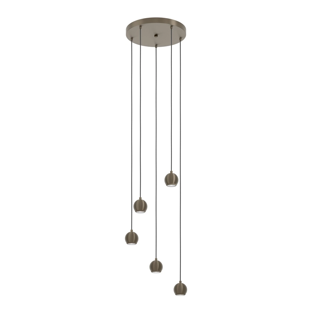 Lampe pendante de conception Bimeda 1 Bronze foncé à 5 feux Eglo 9008606408733