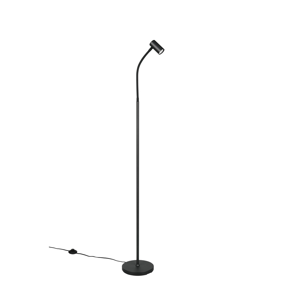 Lampadaire de conception Taryn Noir Trio 4017807685756