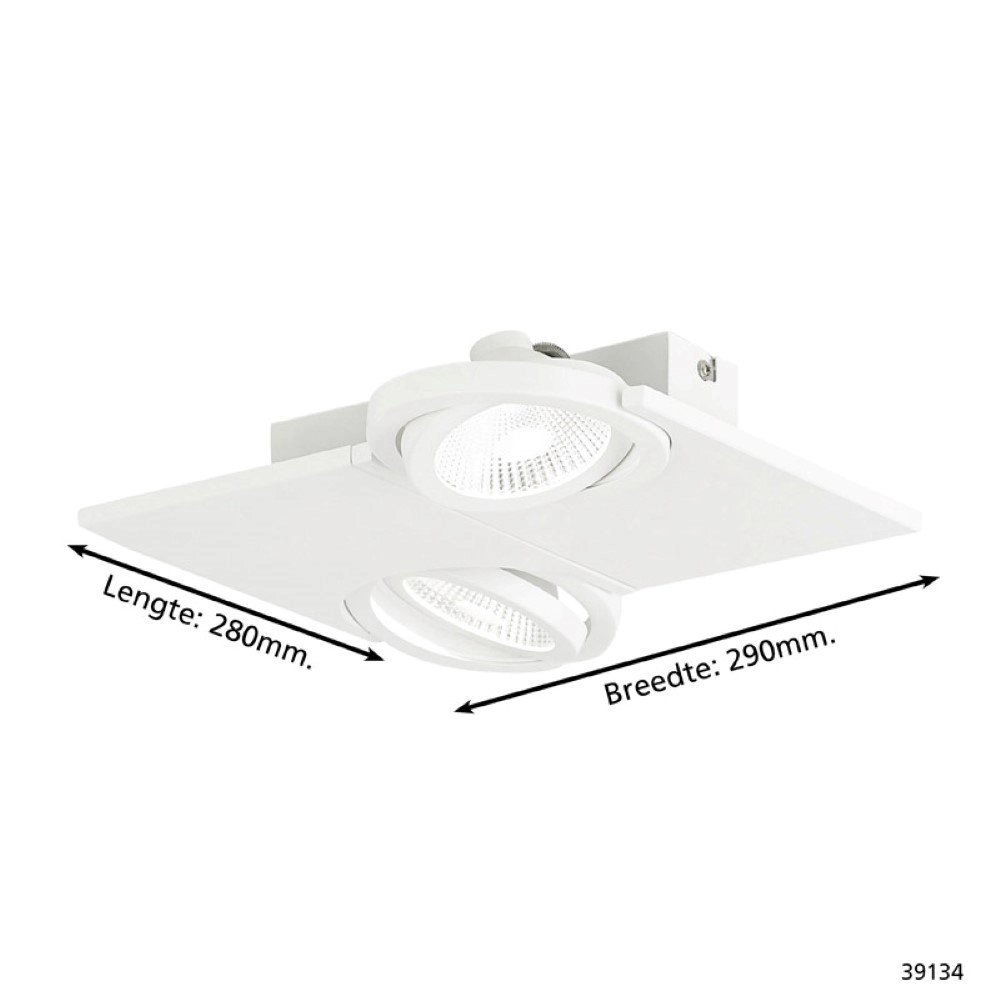 Spot Brea 2 lumières blanc Stars of Light 9002759391348