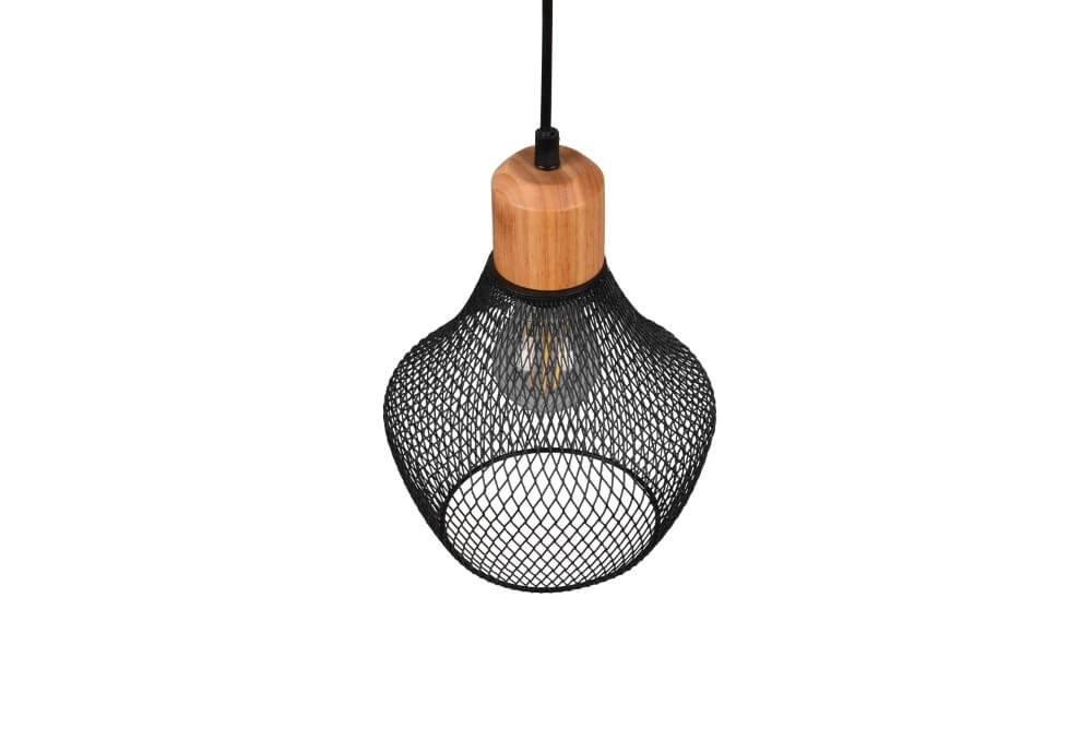 Lampe à fil noir Valeria Ø 18 cm Trio 4017807541182