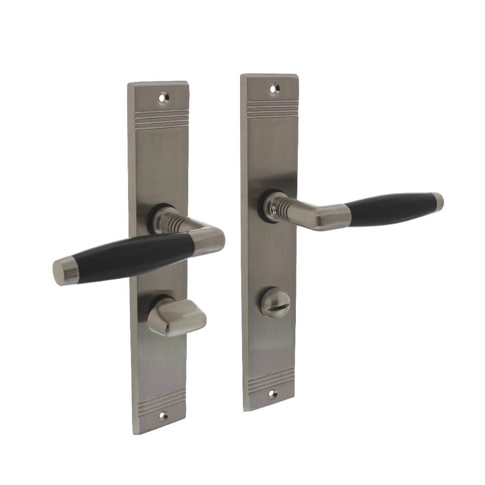 Poignée de porte des années 30 Ton Basic Fermeture de WC 63/8 nickel mat Poignée de porte des années 30 Ton Basic Fermeture de WC 63/8 nickel mat