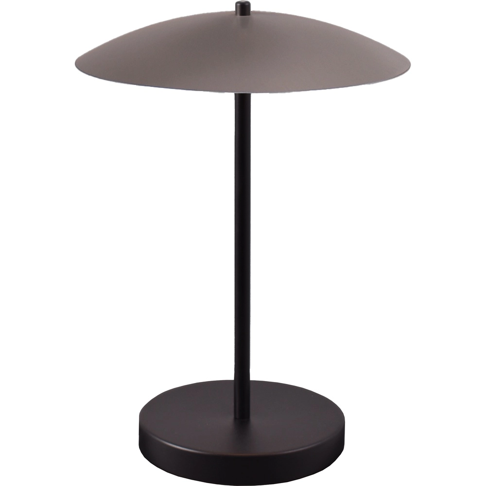 Lampe de table Scala noir avec nickel Ø 25cm
