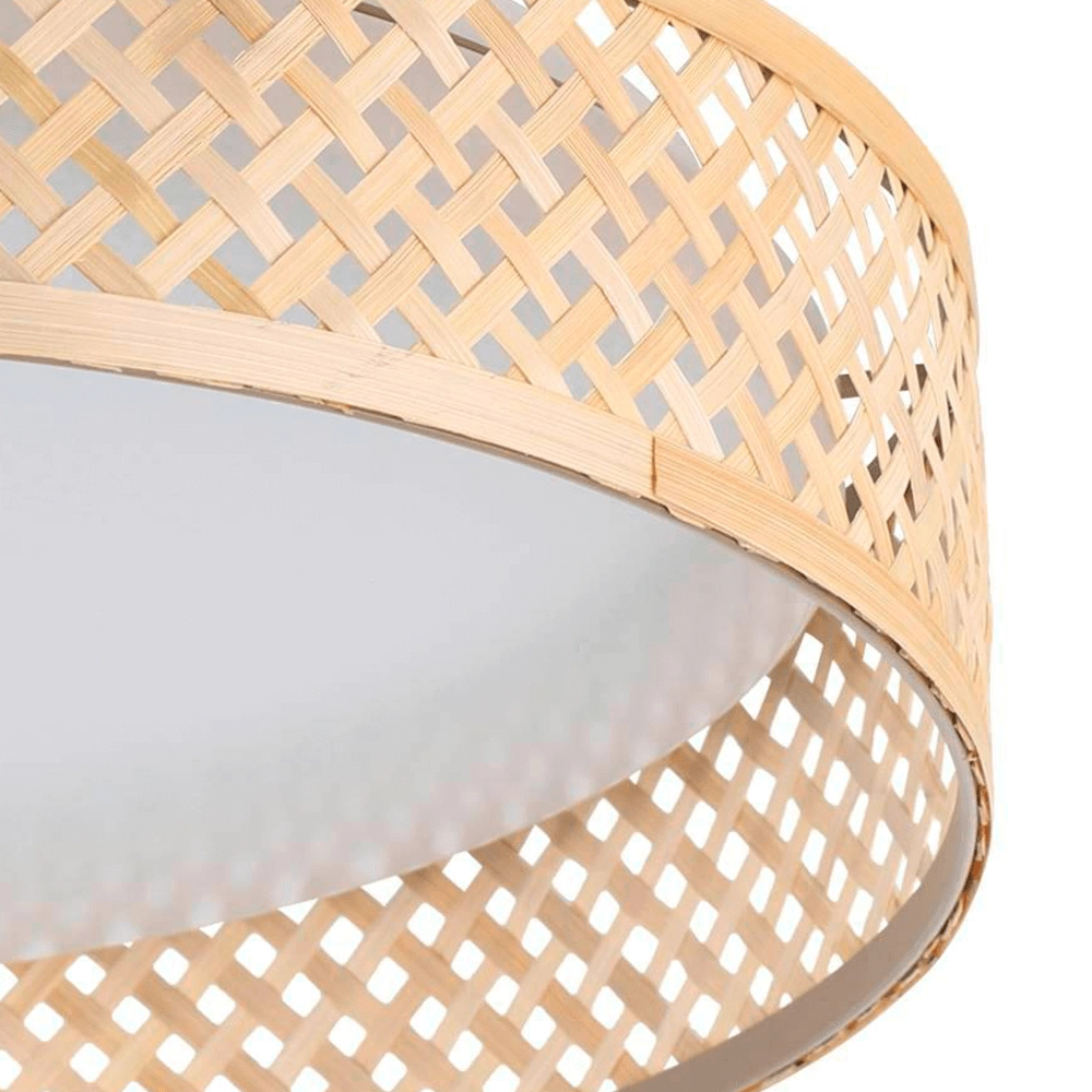 Plafonnier en rotin Luppineria Ø 38 cm Eglo 9008606244034