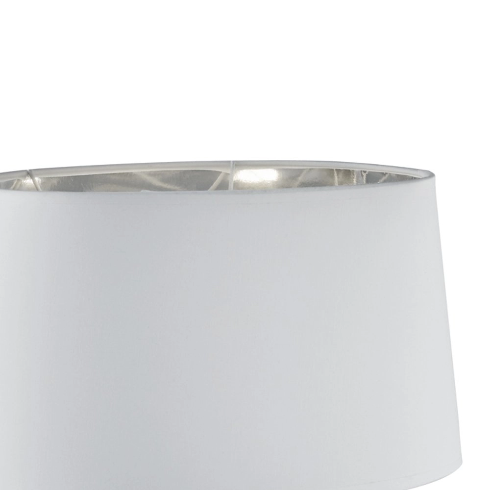 Lampe de table Taba 52cm chromé avec blanc Trio 4017807377514