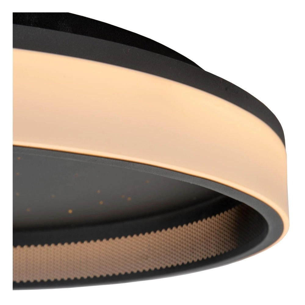 Conception de plafonds Estreja Ø 40cm noir Lucide 5411212712806