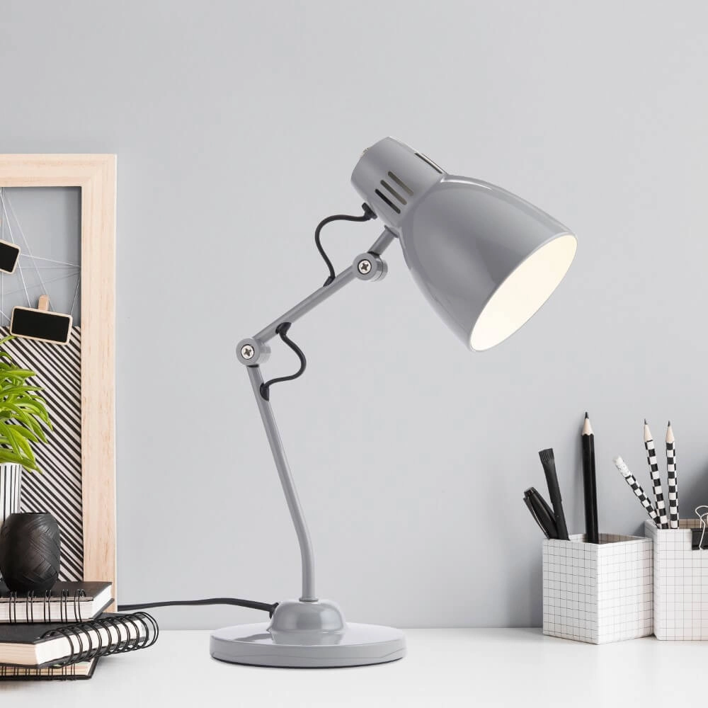 Lampe de table Bailie gris Brilliant 4004353412417