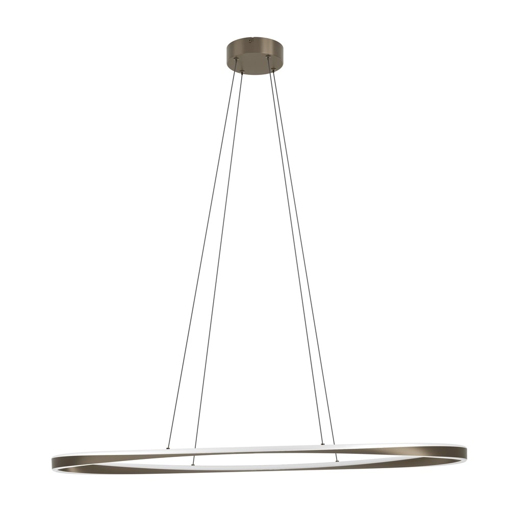 Lampe pendante de conception Camerota Ovale en bronze foncé Eglo 9008606391271